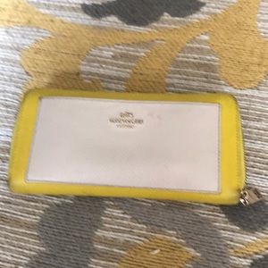 Coach leather wallet